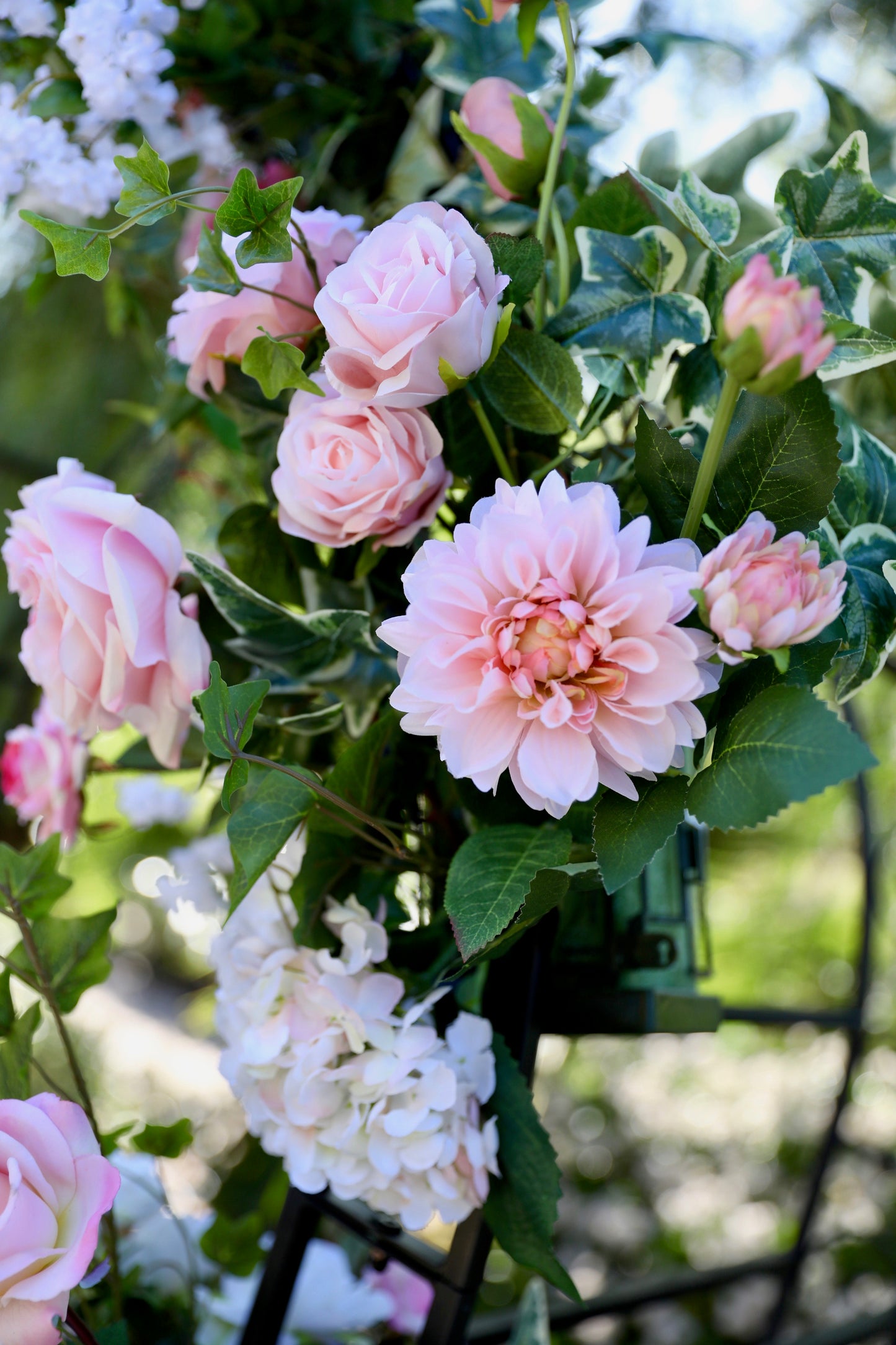 wedding decor, aisle decor, wedding flowers, artificial wedding flowers