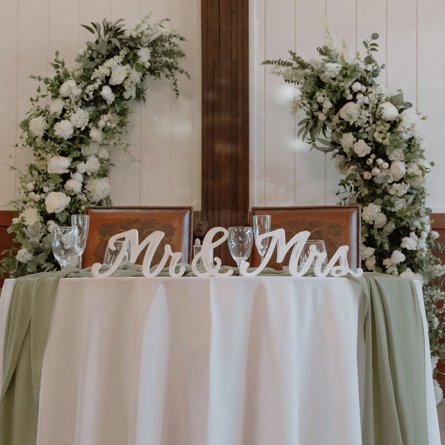 The Elizabeth Floral Pillars